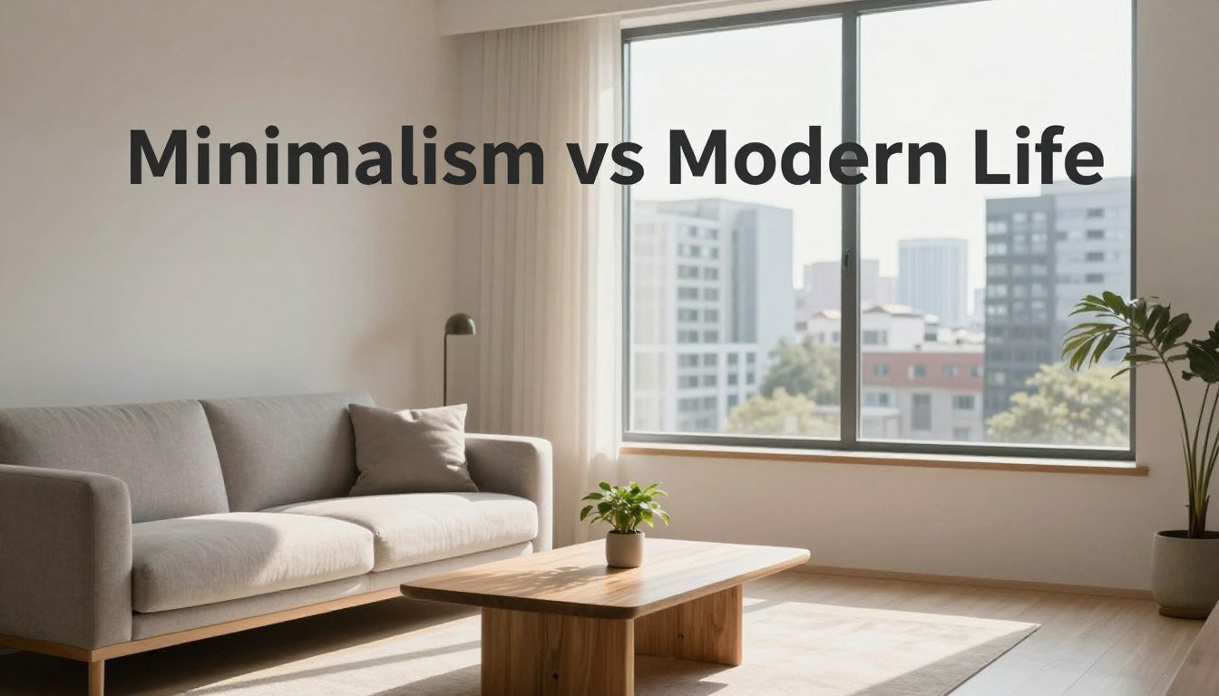 Minimalismo vs Vida Moderna: Contradição ou Evolução?