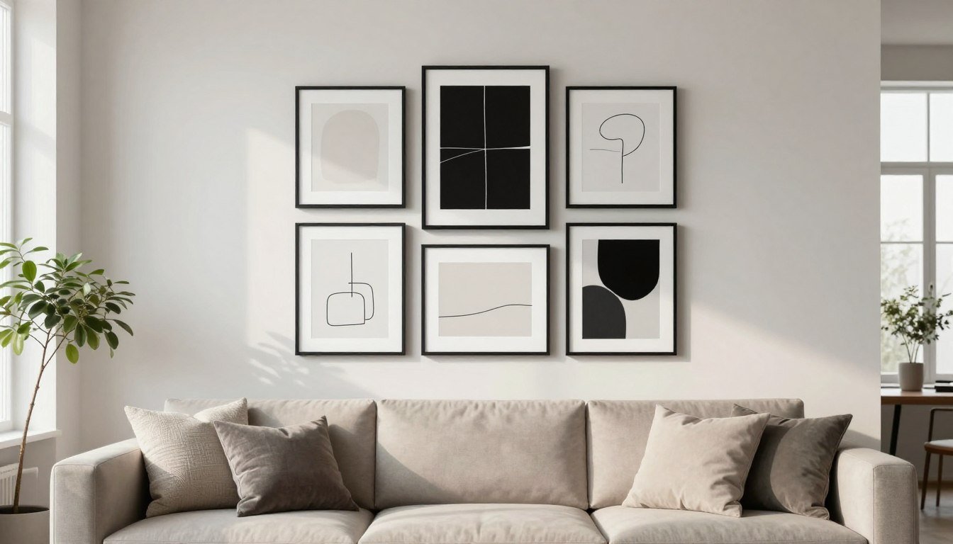 Quadros Minimalistas: Como Usar na Decoração