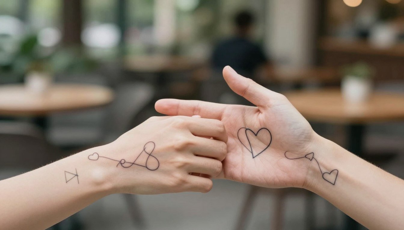 Tatuagem Minimalista de Casal: Ideias que Conectam